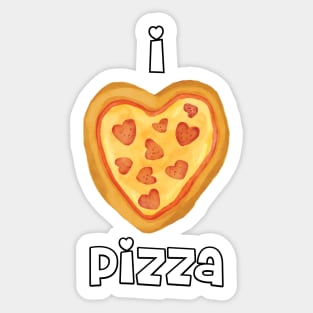 I Love Pizza Sticker